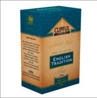 Чай Cupful English Tradition черный с бергамотом 100 гр. (картон)