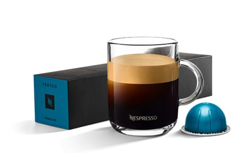 Кофе в капсулах Nespresso Vertuo Odacio 230 ml 10 капсул в магазине ТеаКофее, фото