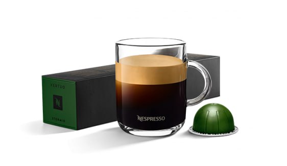 Кофе в капсулах Nespresso Vertuo Stormio 230 ml 10 капсул в магазине ТеаКофее, фото