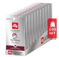 Кофе в капсулах ILLY Intenso espresso КОМПЛЕКТ 10к-100 капсул