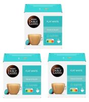 Кофе в капсулах Nescafe Dolce Gusto Flat White КОМПЛЕКТ 3x16 капсул