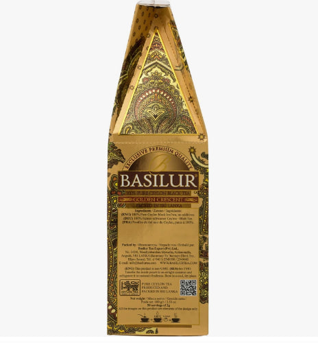 Чай черный Basilur Восточная Коллекция "Золотой месяц", 100 гр картон в магазине ТеаКофее, фото