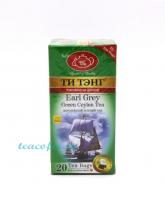 Чай Ти Тэнг Earl Grey зеленый 20 пакетиков