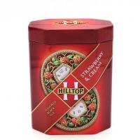 Чай Hilltop Collection Земляника со сливками черный 100 гр. (ж/б)