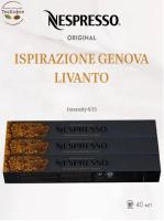 Кофе в капсулах Nespresso Genova Livanto 40 ml КОМПЛЕКТ  3 тубы - 30 капсул