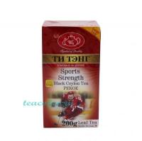 Чай Ти Тэнг Sports Strength (Для Спортсменов) черный 200 гр.