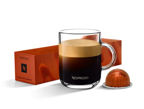 Кофе в капсулах Nespresso Vertuo Roasted Hazelnut 230 ml 10 капсул в магазине ТеаКофее, фото