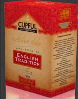 Чай Cupful English Tradition OPA черный 100 гр . (картон)