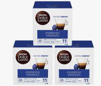Кофе в капсулах Nescafe Dolce Gusto Ristretto Ardenza КОМПЛЕКТ 3x16 шт