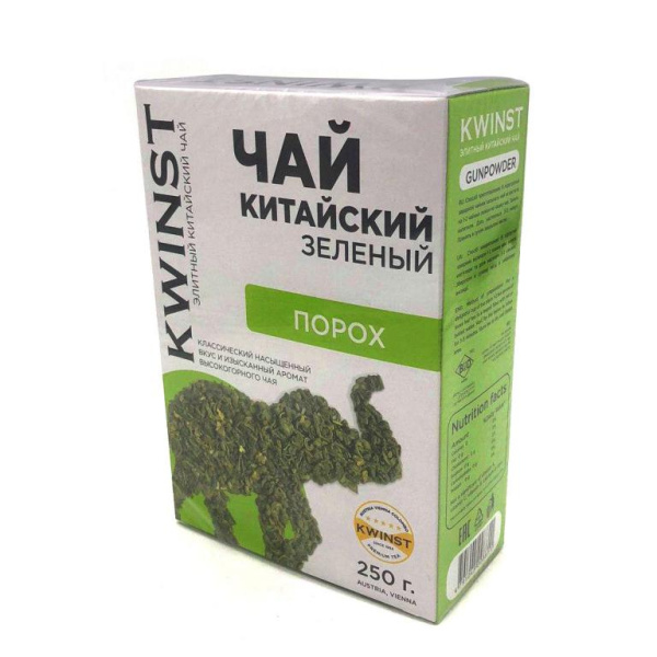 Чай Kwinst Порох зеленый 250 гр. (картон) в магазине ТеаКофее, фото