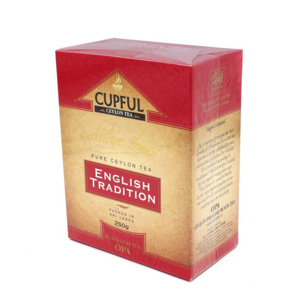 Чай Cupful English Tradition OPA черный 250 гр. (картон) в магазине ТеаКофее, фото