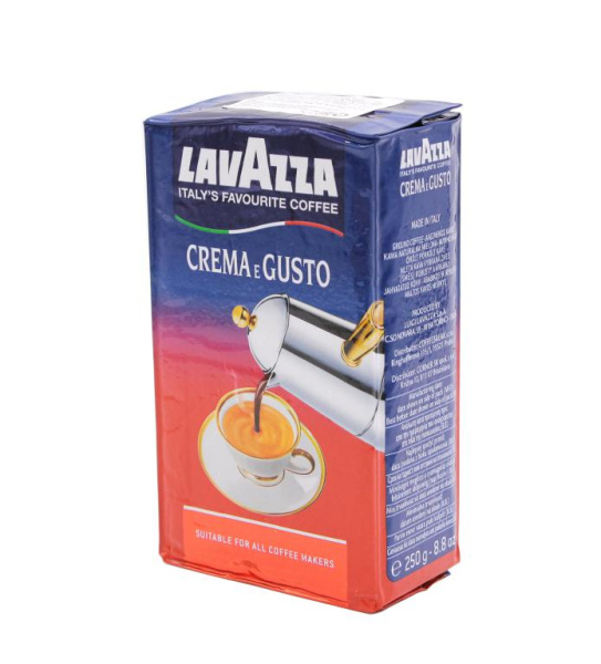 Кофе молотый Lavazza Crema e Gusto 250 гр. в магазине ТеаКофее, фото