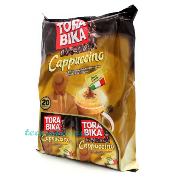 Кофе ToraBika Cappuccino 500 гр. (20 штук) в магазине ТеаКофее, фото