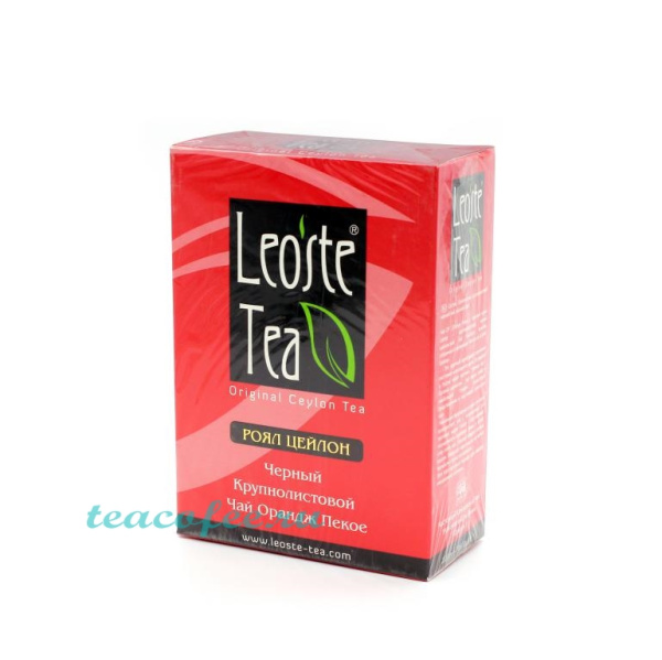 Чай Leoste Tea Royal Ceylon 200 гр. в магазине ТеаКофее, фото