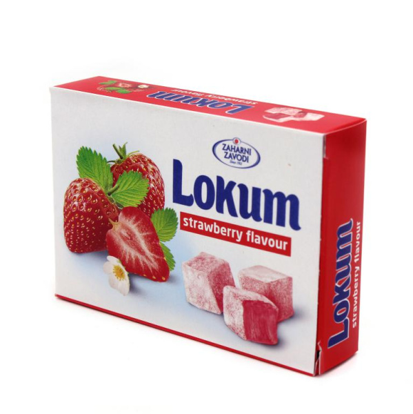 Zaharni Zavodi Лукум со вкусом клубники 140 гр. в магазине ТеаКофее, фото
