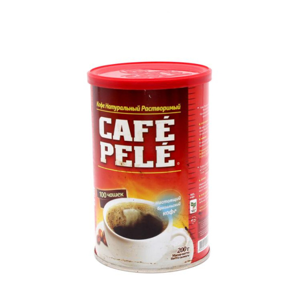 Кофе растворимый Cafe Pele 200 гр. (ж/б) в магазине ТеаКофее, фото