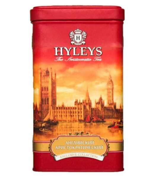 Чай Hyleys English Aristocratic черный 100 гр. (ж/б) в магазине ТеаКофее, фото