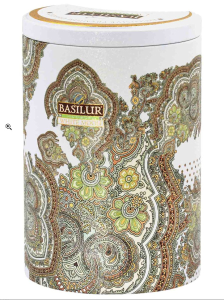 Чай Basilur White Moon (Белая Луна) 100 гр. (ж/б) в магазине ТеаКофее, фото