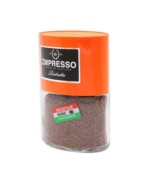 Кофе растворимый Impresso Ristretto 100 гр. в магазине ТеаКофее, фото
