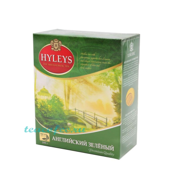 Чай Hyleys English Green Tea зеленый 200 гр. в магазине ТеаКофее, фото