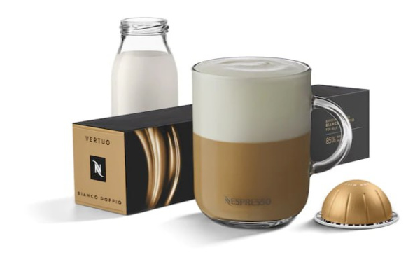 Кофе в капсулах Nespresso Vertuo Bianco Doppio 80 ml 10 капсул в магазине ТеаКофее, фото
