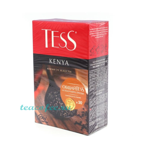 Чай Tess Kenia(Кения) черный гранулированный 200 гр. в магазине ТеаКофее, фото