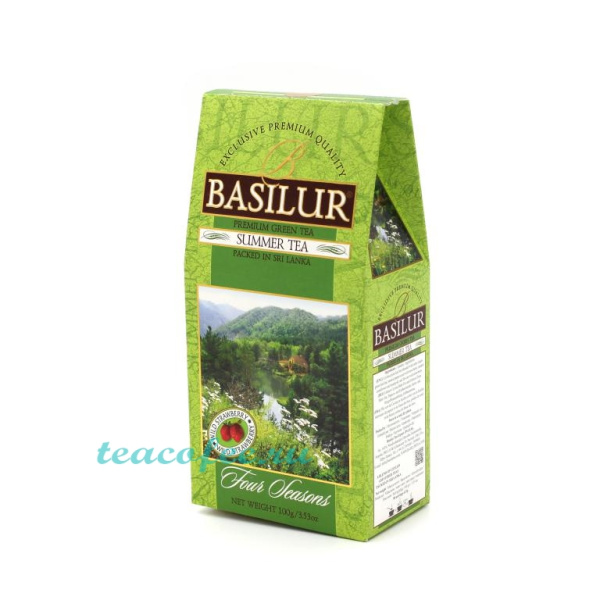 Чай Basilur Summer Tea (Летний) зеленый 100 гр. в магазине ТеаКофее, фото