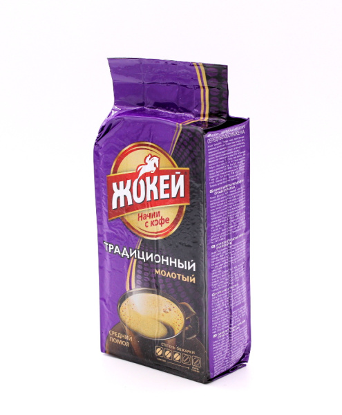 Кофе молотый Жокей Традиционный 250 гр. в магазине ТеаКофее, фото