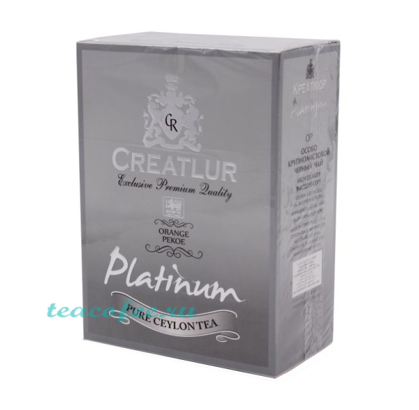 Чай Creatlur Platinum особо крупнолистовой 250 гр. в магазине ТеаКофее, фото