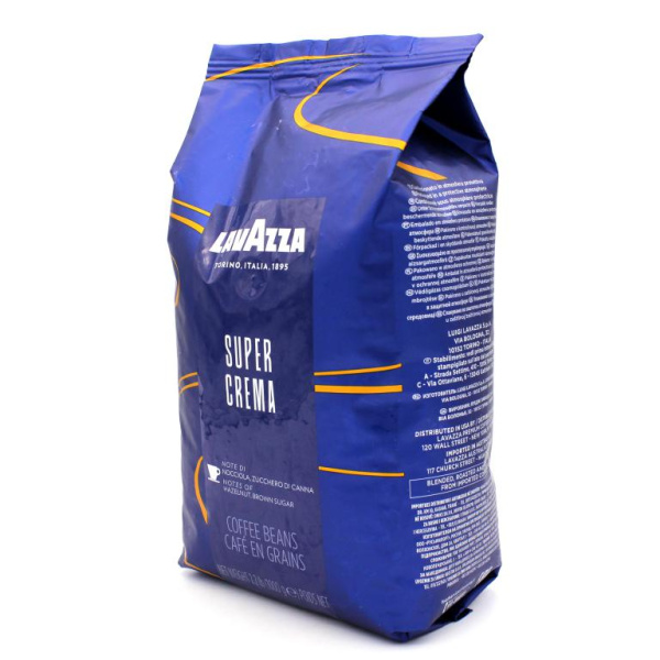 Кофе в зернах Lavazza Super Crema 1000 гр. в магазине ТеаКофее, фото