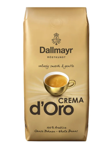 Кофе в зернах Dallmayr Crema d`Oro 1000 гр. в магазине ТеаКофее, фото