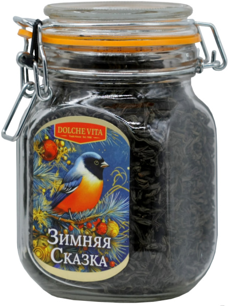 Чай  черный DOLCHE VITA "Зимняя сказка" 125 гр. стекло в магазине ТеаКофее, фото