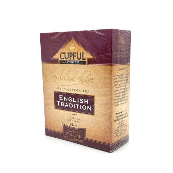 Чай Cupful English Tradition English Breakfast черный 250 гр. (картон) в магазине ТеаКофее, фото