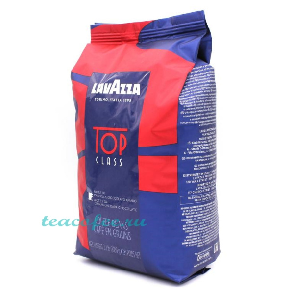 Кофе в зернах Lavazza Top Class 1000 гр. в магазине ТеаКофее, фото