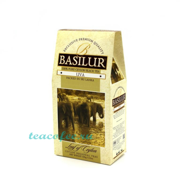 Чай Basilur Uva (Ува) черный 100 гр. в магазине ТеаКофее, фото