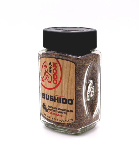 Кофе растворимый Bushido KODO 95 гр. (стекло) в магазине ТеаКофее, фото