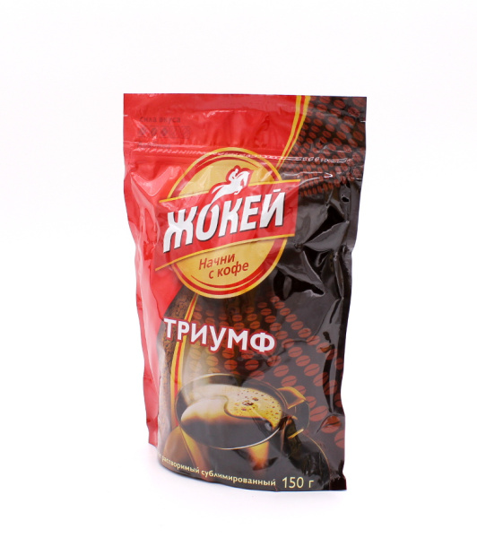 Кофе растворимый Жокей Триумф 150 гр. (пакет) в магазине ТеаКофее, фото