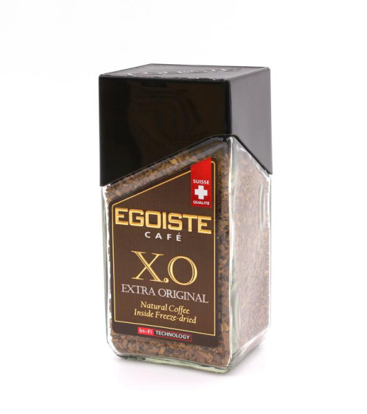 Кофе растворимый Egoiste X.O Extra Original 100 гр. (стекло) в магазине ТеаКофее, фото