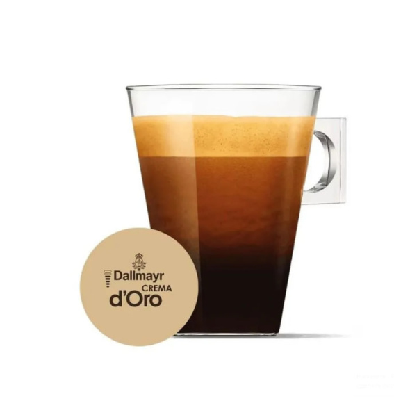Кофе в капсулах Nescafe Dallmayr Crema d'Oro 16 капсул в магазине ТеаКофее, фото