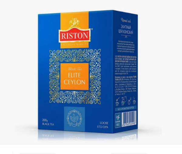 Чай Riston Ceylon Premium черный 200 гр. в магазине ТеаКофее, фото