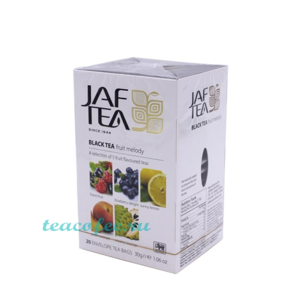 Чай Jaf Tea Fruit Melody черный 20 пакетиков в магазине ТеаКофее, фото