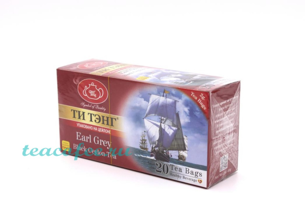 Чай Ти Тэнг Earl Grey черный 20 пакетиков в магазине ТеаКофее, фото