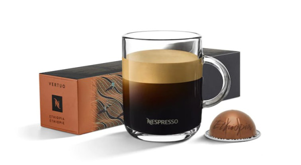 Кофе в капсулах Nespresso Vertuo Ethiopia 150 ml 10 капсул в магазине ТеаКофее, фото