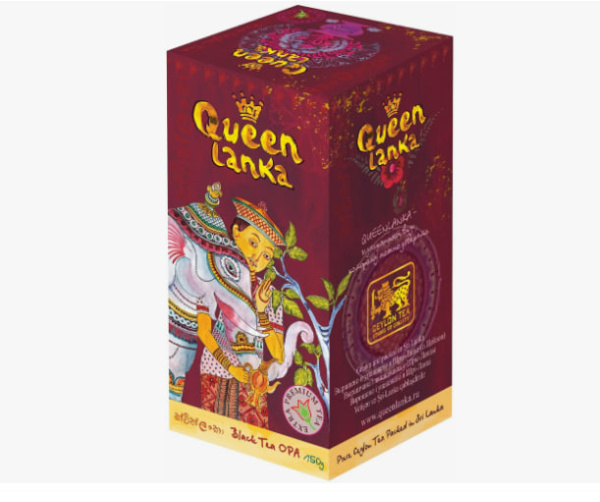 Чай QUEEN LANKA OPA 150 гр. картон в магазине ТеаКофее, фото