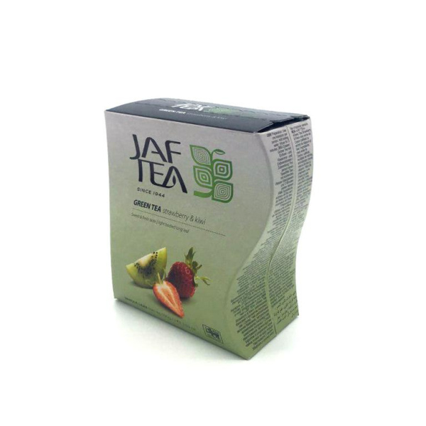 Чай зеленый Jaf Tea Strawberry & Kiwi, 100 гр. в магазине ТеаКофее, фото