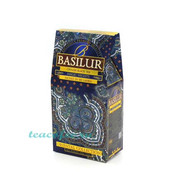 Чай Basilur Magic Nights (Волшебны ночи) черный 100 гр. в магазине ТеаКофее, фото