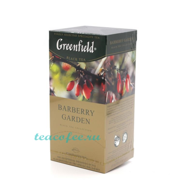 Чай Greenfield Barberry Garden 25 пакетиков в магазине ТеаКофее, фото