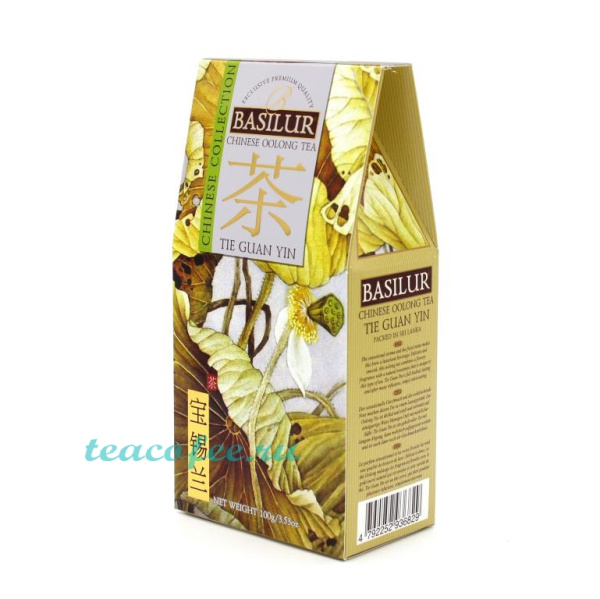 Чай Basilur Tie Guan Yin (Те Гуань Инь) зеленый 100 гр. в магазине ТеаКофее, фото