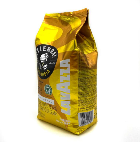 Кофе в зернах Lavazza TIERRA Colombia 1000 гр. в магазине ТеаКофее, фото