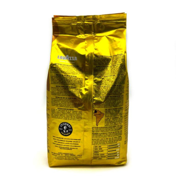Кофе в зернах Lavazza TIERRA Colombia 1000 гр. в магазине ТеаКофее, фото
